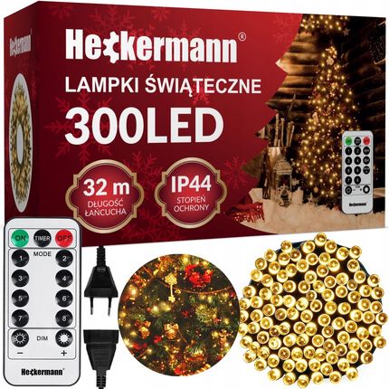 Heckermann Lampki Świąteczne Cl Lhl 30 300Led Warm