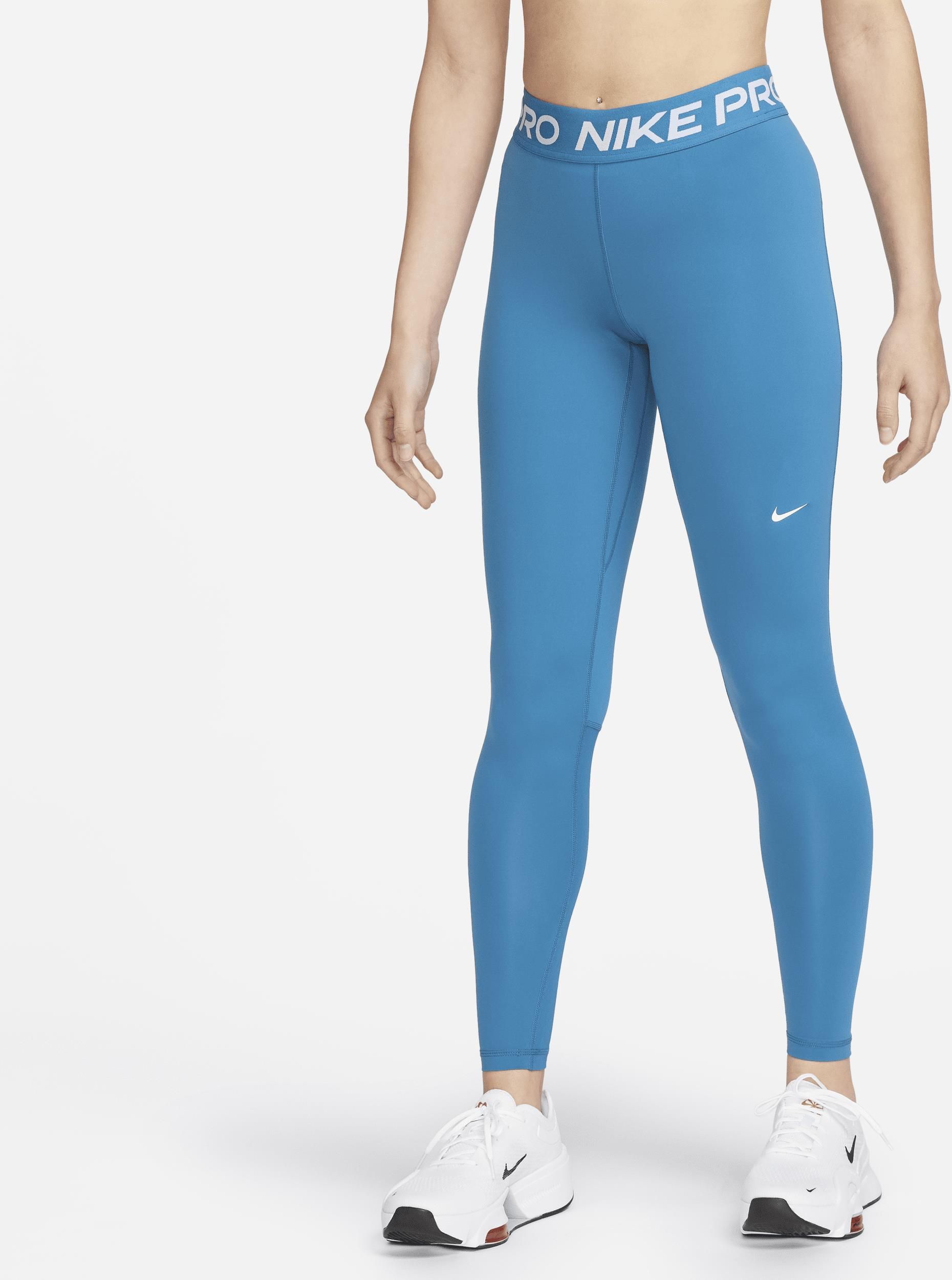 Nike Damskie Legginsy Ze rednim Stanem I Wstawkami Z Siateczki Pro Niebieski Ceny i opinie Ceneo.pl