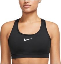 Zdjęcie Nike Biustonosz Sportowy Swoosh Medium Support Dx6821 010 Black White - Pakość