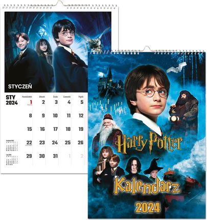 Kalendarz Ścienny Na Rok 2024 Harry Potter Wieloplanszowy A3