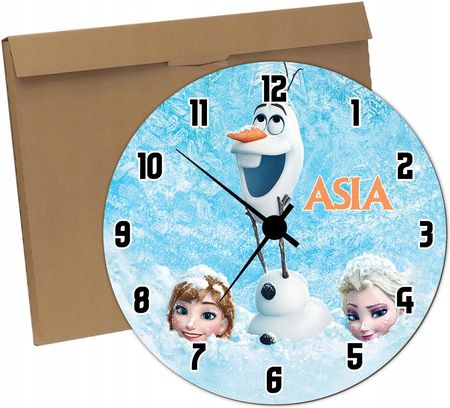 Propaganda Zegar Ścienny Dla Dzieci Frozen Elsa Prezent Y4