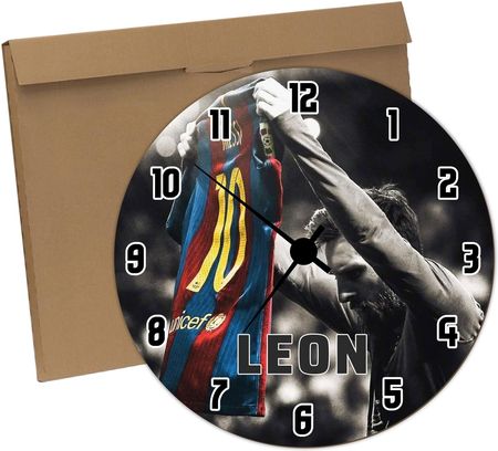 Wyczarujprezent Zegar Ścienny Dla Dzieci Leo Messi Prezent Y5