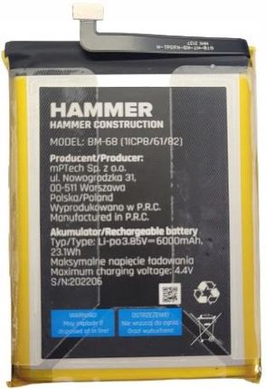 Myphone Oryginalna Bateria Hammer Construction Bm 68 46 Mptech