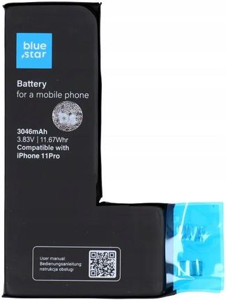 Blue Star Bateria Do Iphone Bez Bms 11 Pro 3046 Mah St
