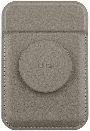 Uniq Magnetyczny Portfel Na Karty Z Podpórką Szary Magsafe