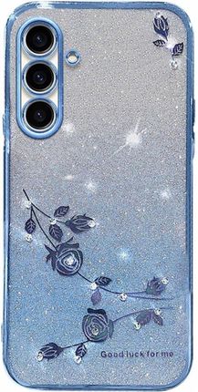 Xgsm Etui Glitter Flower Do Samsung Galaxy A54 5G Brokatowe Obudowa Pokrowiec