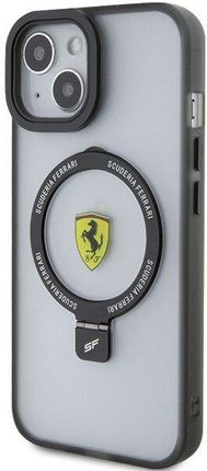 Ferrari Fehmp15Muscak Iphone 15 Plus 14 6 7" Czarny Black Hardcase Ring Stand 2023 Collection Magsafe
