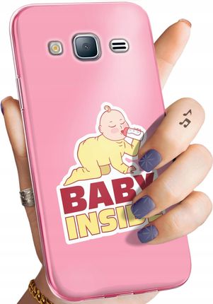 Hello Case Etui Do Samsung Galaxy J3 2016 Ciążowe Pregnant Baby Shower Obudowa