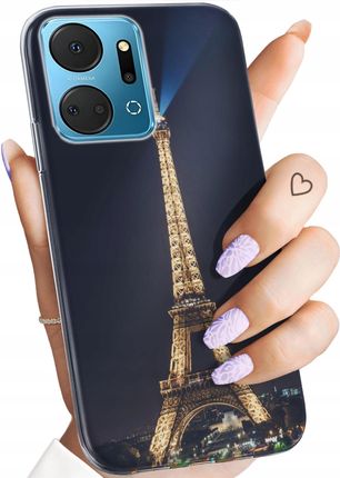 Hello Case Etui Do Huawei Honor X7A Paryż Francja Eiffel Obudowa Pokrowiec