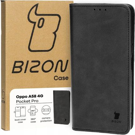 Bizon Etui Case Pocket Pro Do Oppo A58 4G Czarne
