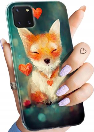Hello Case Etui Do Samsung Galaxy Note 10 Lite Liski Lisy Fox Obudowa Pokrowiec