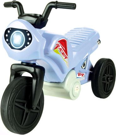 Mochtoys Błękitny Trójkołowy Motorek Jeździk Biegowy Dla Dzieci