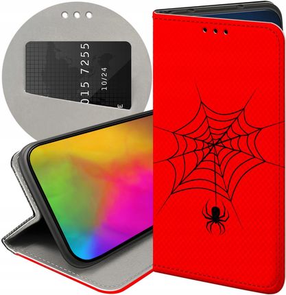 Hello Case Etui Z Klapką Do Xiaomi Mi 10T Lite Pająk Spider Pajęczyna Futerał