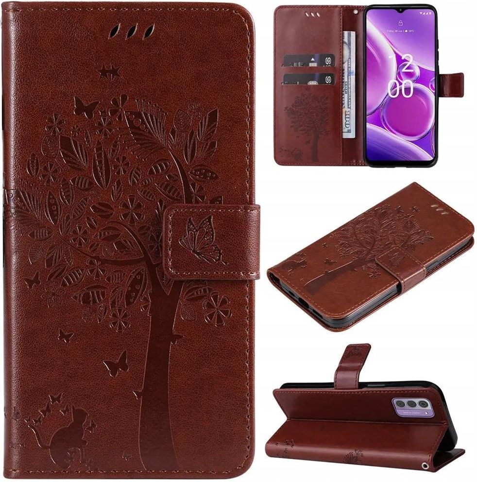 SATURCASE Custodia Per Tablet Nokia T10 - Pelle PU Flip Folio Con Supporto - Leggera E Protettiva - Copertura Sottile - Colore KN-3 - 2