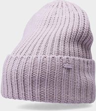 4F, Czapka zimowa damska, 4FAW23ACAPF294-52S, Fioletowy, Rozmiar M