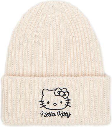 Cropp - Kremowa czapka beanie Hello Kitty - Kremowy
