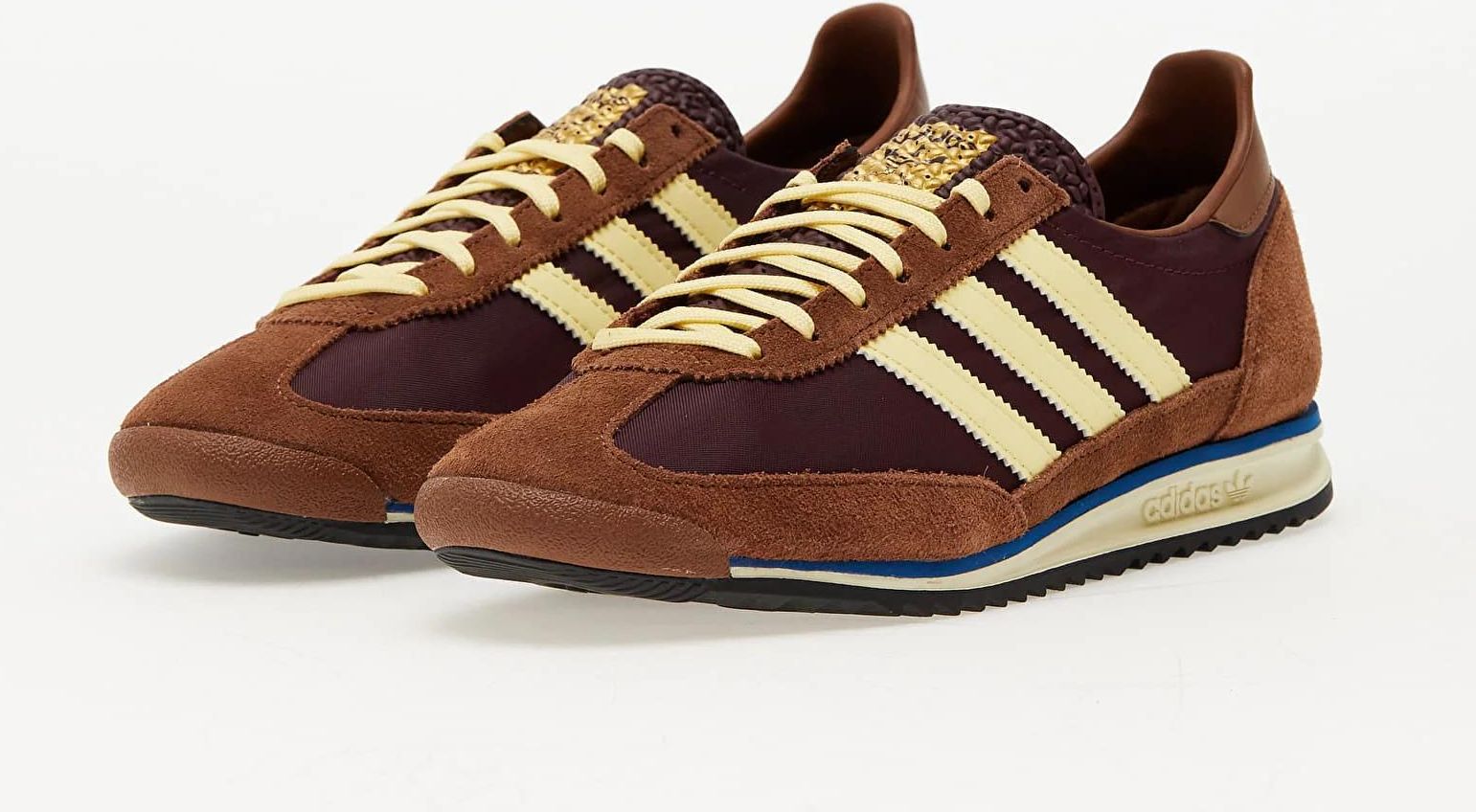 Adidas SL 72 Og W Maroon/ Almond Yellow/ Preloved Brown Adidas SL 72 Og W Maroon/ Almond Yellow/ Preloved Brown