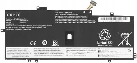 Bateria do laptopa Mitsu L18M4P72 do Lenovo Thinkpad X1