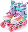 Rolki dla Dzieci Łyżworolki Regulowane 4w1 Meteor Łyżwy Rolki Wrotki 34-37