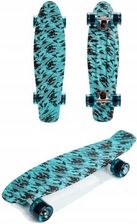 Deskorolka Deskorolka fiszka fishboard skate dla dzieci deska 100 kg kółka 60mm Meteor