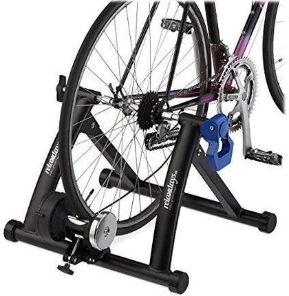 Trenażer magnetyczny składany dla rowerów z kołami 26" i 28" + podstawka pod przednie koło i manetka