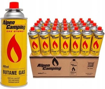 28 x GAZ kartusz gazowy nabój Alpen Camping kartusze gazowe GAZ ZESTAW