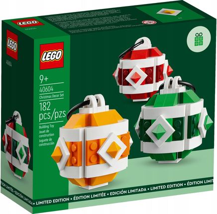 LEGO 40604 Zestaw świątecznych ozdób