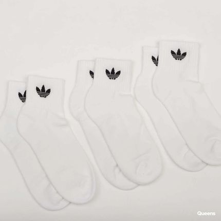 adidas Originals Mid Ankle Socks White