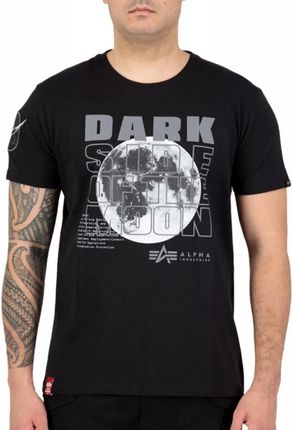 Koszulka Alpha Industries Dark Side 108510 285 - Czarna/Odblaskowa 