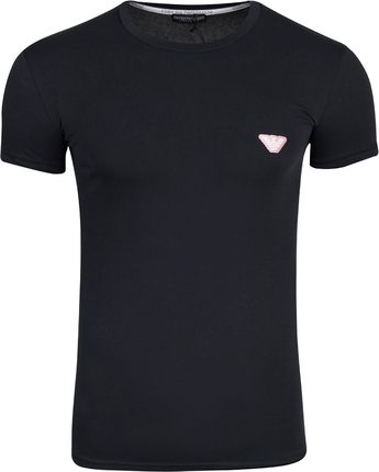 Emporio Armani EA7 Koszulka Tshirt M Slim Oryginał 111035 3R512 Czarna