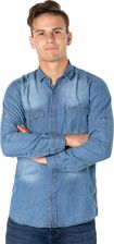 Koszula Męska Jeans z Długim Rękawem 059-03 r XXL