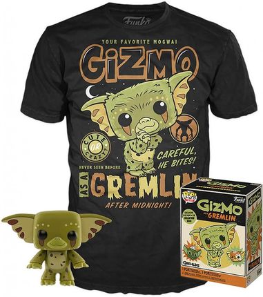 Koszulka Gremlins - Gizmo + figurka Funko (rozmiar L)