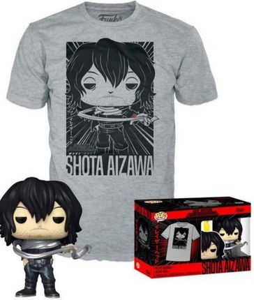 Koszulka My Hero Academia - Shota Aizawa + figurka Funko (rozmiar L)