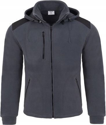 Bluza Polarowa z Kapturem Do Pracy Polar Roboczy Ciepły 360g Hooded