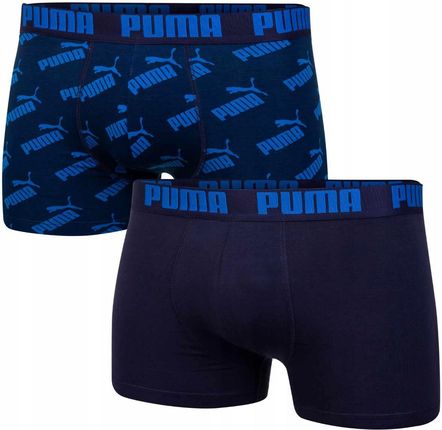 Puma Bokserki Męskie Majtki Boxers 2 Pary Blue/navy r.M