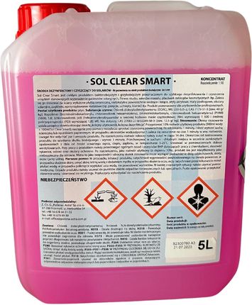 Sol Clear SMART 5l Koncentrant płynu do dezynfekcji solarium