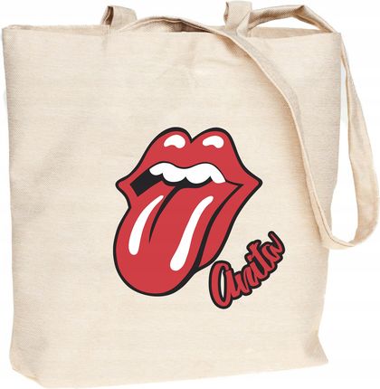Wyczaruj Prezent Bawełniana Torba Rolling Stones Nadruk Zakupy 6 Y3
