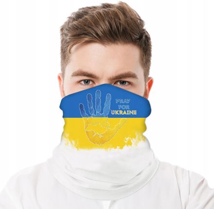 Propaganda Komin Bandana Chusta Wolna Ukraina Wojna Flaga Y4