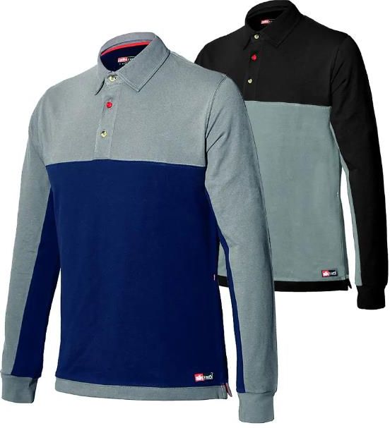 Industrial Starter Is8776 Koszula Polo Stretch Z Długim Rękawem Z