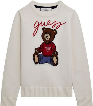 Dziecięcy Sweter Guess LS Sweater_Minime L4Rr07Z2Zk2-G018 – Biały