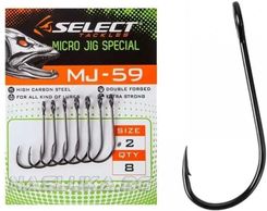 Select Haczyki Do Czeburaszki Mj-59 Micro Jig Special 2 8Szt Z Dużym Oczkiem