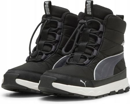 Buty młodzieżowe zimowe Puma Evolve Boot śniegowce wysokie czarne 37.5