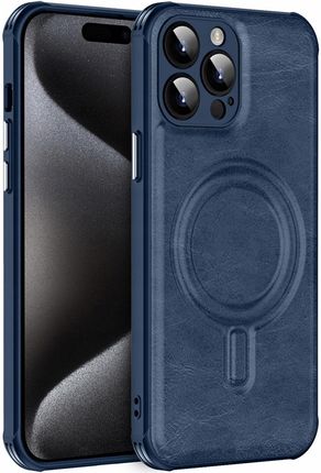 Xgsm Etui Do Iphone 15 Pro Skórzane Magnetyczne Obudowa Case