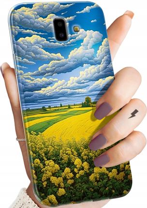 Hello Case Etui Do Samsung Galaxy J6 Plus Chmury Niebo Błękit Obudowa Pokrowiec
