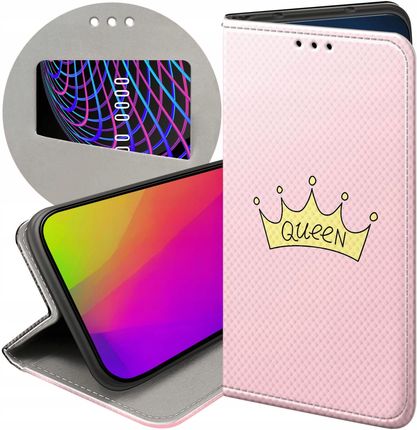 Hello Case Etui Z Klapką Do Huawei Honor X7A Księżniczka Queen Princess Futerał
