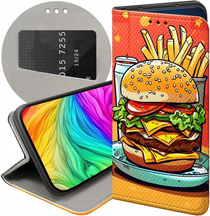 Hello Case Etui Do Samsung Galaxy A8 2018 Hamburger Burgery Fast Food Jedzenie