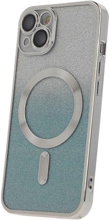 Telforceone Nakładka Glitter Chrome Mag Do Iphone 15 Pro Max 6 7" Srebrny Gradient