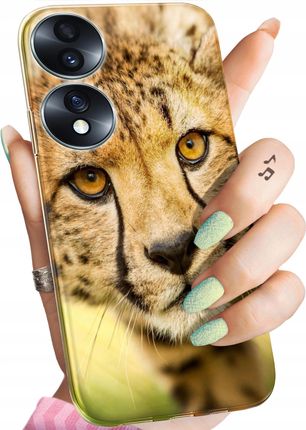 Hello Case Etui Do Huawei Honor X8 5G X6 70 Lite Gepard Cętki