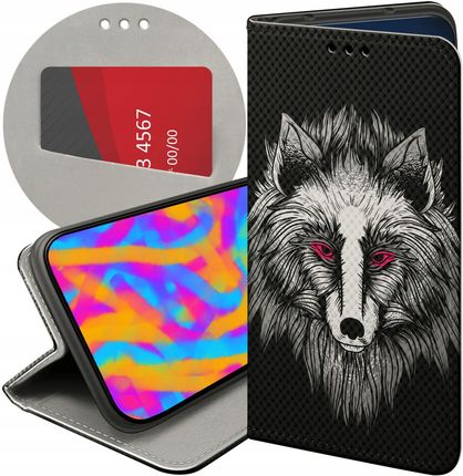 Hello Case Etui Z Klapką Do Xiaomi Mi A2 6X Wilk Wilkołak Wolf Wilczyca