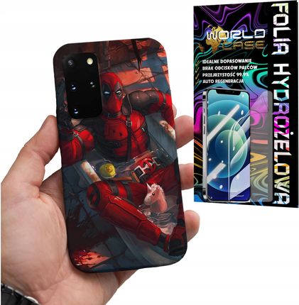 World Case Etui Do Samsung S20 Plus Deadpool Marvel Filmowe Folia